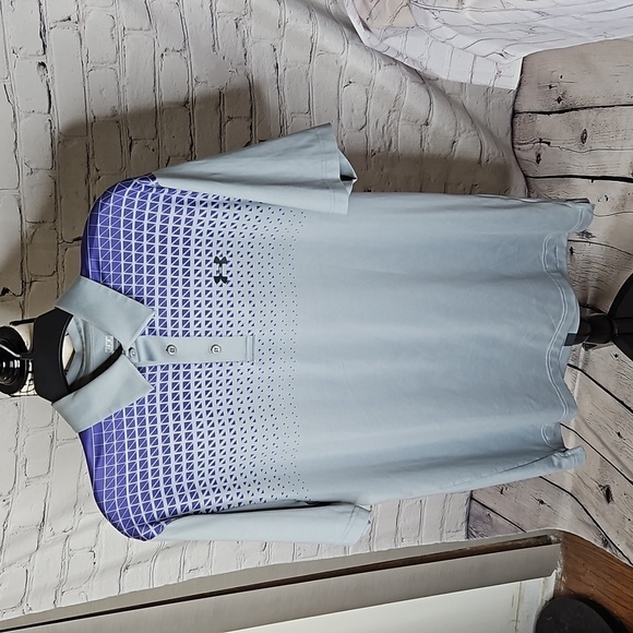 Under Armour Heat Gear Loose Fit Athletic Polo Medium - Picture 1 of 6